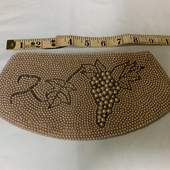 Beaded Clutch with Grape Design - Picture 4 of 4